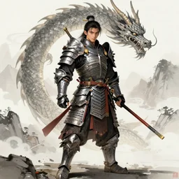 dragon knight samurai by huang guangjian, ruan jia, fenghua zhong
