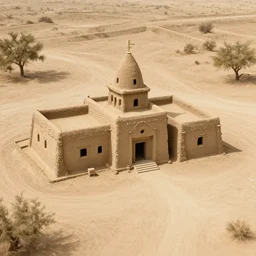 mansion made of dirt