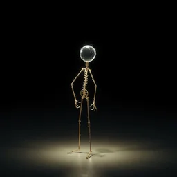 stick figure, by bob byerley, pastel art, super - resolution microscopy, short exposure, 2 d, spotlight, wrought iron, 3 d, octane rendered