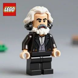 karl marx in lego style