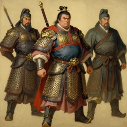 attractive beefy male with armor, ancient china, three kingdoms, character design, painting by gaston bussiere, craig mullins, j. c. leyendecker, tom of finland