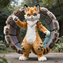 my fursuit is a hopf fibration