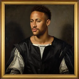 a renaissance painting of neymar
