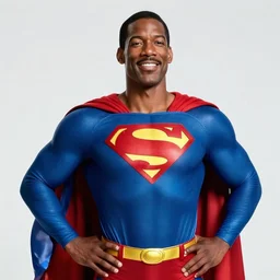 eddie murphy as superman, suprman eddie murphy, golden ratio, cinematic, trending on artstation, deviantart and cgsociety, high resolution, industrial lighting, photorealistic, octane render, 8 k, depth of field, 3 d