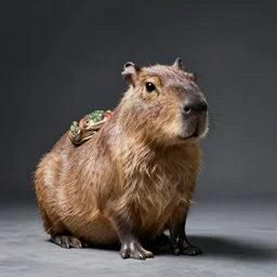a frog - capybara hybrid, animal photography