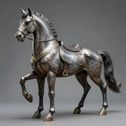 photo of an armoured centaur with a scorpion tail