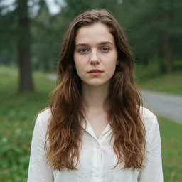 a portrait of a character in a scenic environment by rachel ho