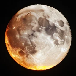 the moon is made of fire