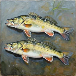 0. 2 finished pollock painting
