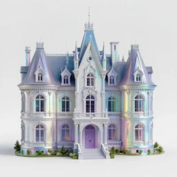 a hologram psychedelic mansion by Sándor Liezen-Mayer and Lucas Cranach the Younger