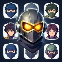 robot ninja mask helmet metroid fusion Xenoblade Chronicles Video game icon design , 2d game fanart behance hd by Jesper Ejsing, by RHADS, Makoto Shinkai and Lois van baarle, ilya kuvshinov, rossdraws global illumination