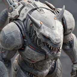 a photorealistic elaborate and detailed monster, smooth patterns, accents, 3 d, full details, realistic, artstation, futuristic, aerial view, macro shot, closeup detail, right angles, perfectly symmetric, octane render in maya and houdini, vray, ultra high detail ultra realism, unreal engine