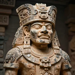realistic depiction of the mayan god quetzalcoatl, hd,