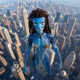 avatar movie valkariye mothership travelling above new york