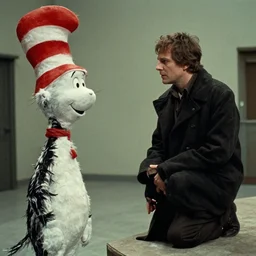 cruelty, film still from the movie directed by denis villeneuve and david cronenberg with art direction by h. r. giger and dr. seuss