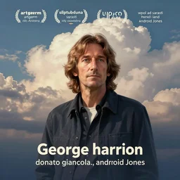 george harrison, sky and clouds background, digital artwork by artgerm and lily abdullina, wpol and sarasti, donato giancola and android jones, artstation