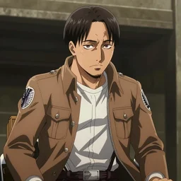 Anime still of Tupac Shakur, from Attack On Titan (Anime Series)