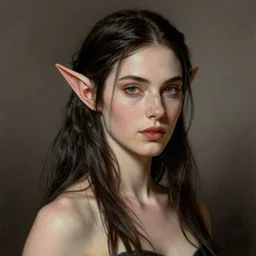 cross hatching portrait of a beautiful female demon elf by atey ghailan, greg rutwoski, greg tocchini, james gilleard, joe fenton, kaethe butcher, leyendecker, sergio toppi, dynamic lightning, gradient light yellow, brown, blonde cream and white color scheme, hints of cyan, fantasy aesthetic
