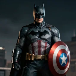 batman as captain america