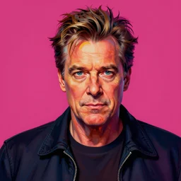 portrait of stephen king, highly detailed, centered, solid color background, digital painting, artstation, concept art, smooth, sharp focus, illustration, psychedelic vibrant colors, michael whelan, artgerm, donato giancola, basil gogos, joseph christian leyendecker, les edwards, ed repka, wlop
