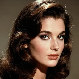 stunning award - winning portrait by peter lindbergh of a beautiful brunette model. vintage 1 9 7 0 s hollywood glamour. glossy shiny hair. dramatic high fashion makeup. canon 5 0 mm.