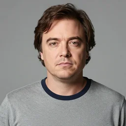 frontal portrait photo of jack black, age fifteen