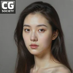 a woman, a photorealistic painting by wang duo, featured on cg society, photorealism, behance hd, ultrafine detail, high detail