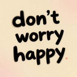 don't worry be happy, high details, hd, trending on artstation. com