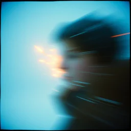 kodak portra 4 0 0, wetplate, winter, muted colours, blueberry and orange and teal, movie clockwerk orange, 1 9 2 0 s style, motion blur, portrait photo of a backdrop, explosions, rockets, bombs, sparkling, snow, fog, by georges melies and by britt marling