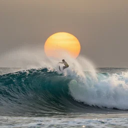 sprites in the wave
