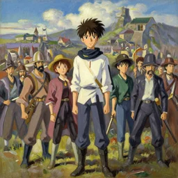 classical oil painting of anime key visual environment concept art of the founding of a nation, trending on artstation, brush strokes, oil, canvas, style of kawacy makoto shinkai jamie wyeth james gilleard edward hopper greg rutkowski, preserved historical