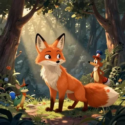 fox | don bluth, marc davis, carl barks, carlos gromo, disney cartoon