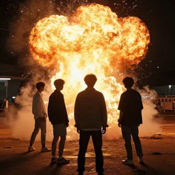 cool guys don't look back at explosions