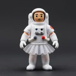 astronaut wearing a tutu, in gta v, stephen bliss, stop motion vinyl action figure, plastic, toy