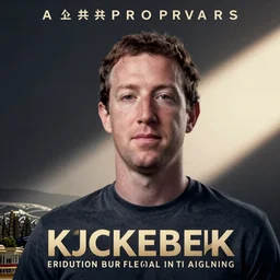A communist Propaganda Poster of Zuckerberg.