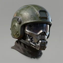 concept art military headgear helmet nano tech mechanical mask vision future trending on artstation digital paint 4 k unreal engine digital painting