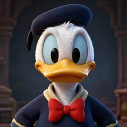 hyperrealistic mixed media image of Scrooge McDuck, stunning 3d render inspired art by István Sándorfi and Greg Rutkowski, perfect facial symmetry, realistic, highly detailed attributes and atmosphere, dim volumetric cinematic lighting, 8k octane extremely hyper-detailed render, post-processing, masterpiece,