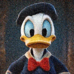 hyperrealistic mixed media image of Scrooge McDuck, stunning 3d render inspired art by István Sándorfi and Greg Rutkowski, perfect facial symmetry, realistic, highly detailed attributes and atmosphere, dim volumetric cinematic lighting, 8k octane extremely hyper-detailed render, post-processing, masterpiece,