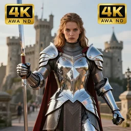 beautiful!! warrior fight castle anne stokes highly detailed 8 k hdr smooth sharp focus high resolution award - winning photo photorealistic chrome reflect