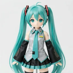 Narupajin Miku in japanese bjd dolls style, 4k photo