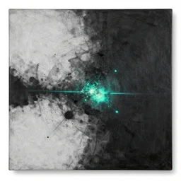 bioluminescent abstract oil painting mixed with sand in old carved wood with black and white ink splatters ( ( ( ( ( ( ( informalism ) ) ) ) ) complementary color scheme, daguerreotype, glitch art, great volume and textures with very strong brush strokes, highly detailed, intrincate, fantasy, elegant, octane, lumen unreal 5