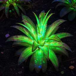 the dazzling plant life burrows'photographs absorbs this uv light and releases visible light at different wavelengths, which allows him to capture colors far more vivid than those seen in a typical viewing condition