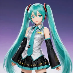 anna kendrick as hatsune miku, artstation