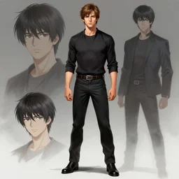 full body view, aaron taylor johnson as quicksilver, digital painting, concept art, smooth, sharp focus, dressed!!!! illustration by artgerm, yoshitaka amano, krenz cushart, shinji aramaki