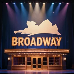 broadway show by disney concept artists, blunt borders, rule of thirds