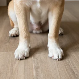 dog with cat feets