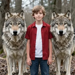 gene belcher from bobs burgers, raised by wolves - s 5 0