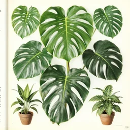 vintage magazine advertisement depicting all of the tropical plants in the world, monstera!!!, in focus, sharp, smooth, by marius lewandowski, by ernst haeckel