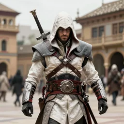 an Assassin's creed character from Spain. Concept Art. 8k Resolution