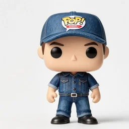 very very intricate photorealistic photo of a jean - luc melenchon funko pop on a white background, award - winning details